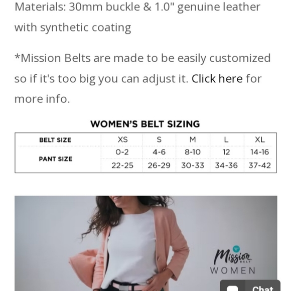 Mission Rose Gold Belt - Picture 10 of 12